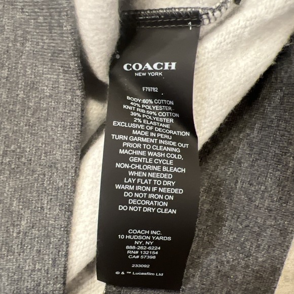 COACH X STAR WARS CHEWBACCA SWEATSHIRT Men's Size Medium - Picture 5 of 9